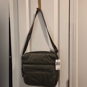 🆕️ Vera Bradley Olive Green Crossbody Messenger Bag